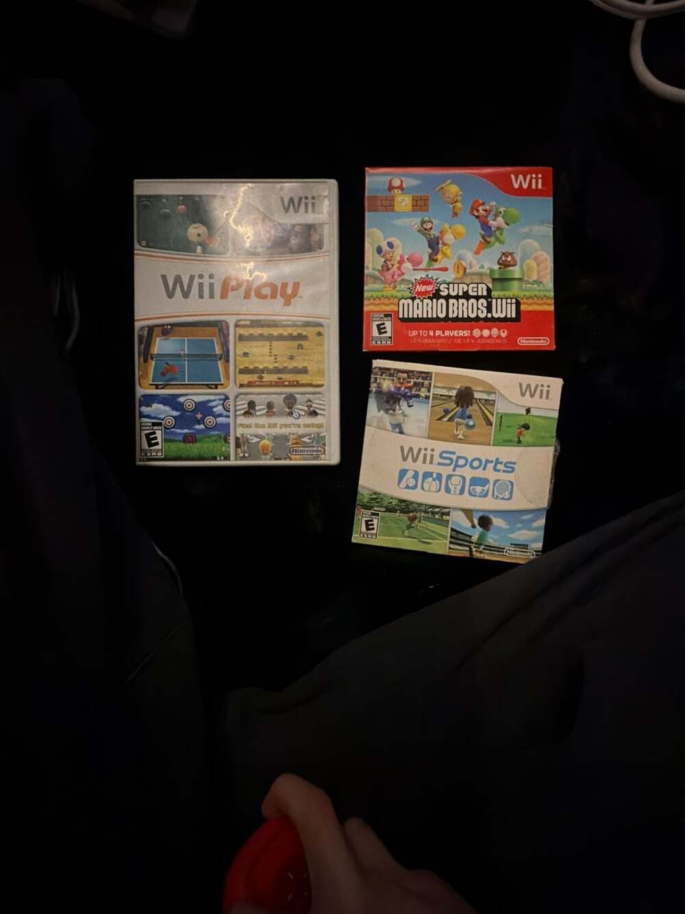Nintendo Wii Video Game Bundle Wii Play Wii Sports New Super Mario Bros